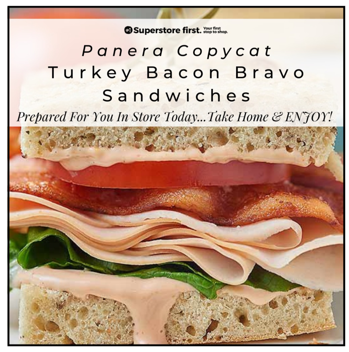 Turkey Bravo Sandwich