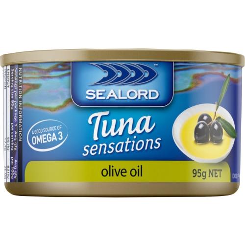 Sealord Sensations Tuna Olive Oil 95g