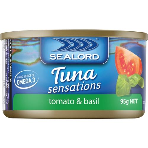 Sealord Sensations Tuna Tomato & Basil 95gm