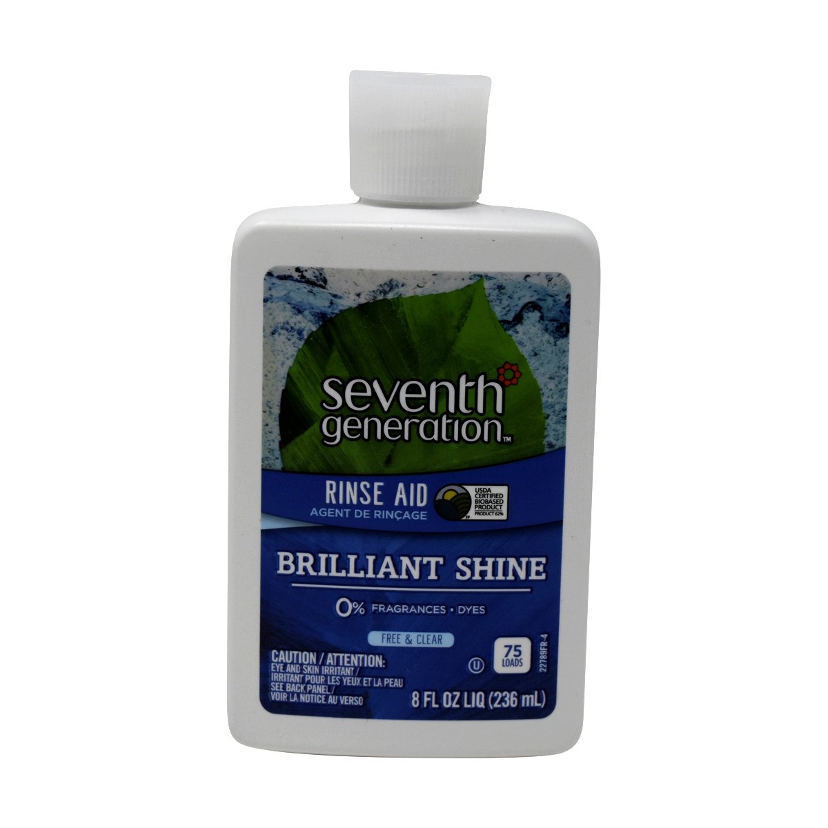 Brilliant Shine Rinse Aid, Seventh Generation,  8 oz