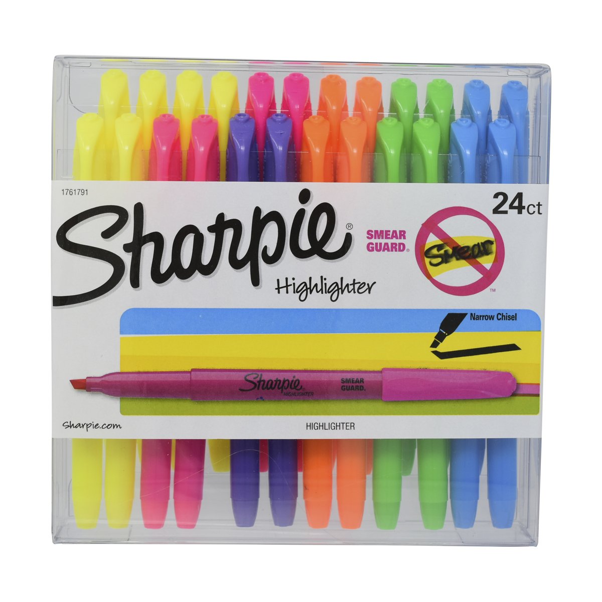 Sharpie Assorted Colors Narrow Chisel Tip Highlighters