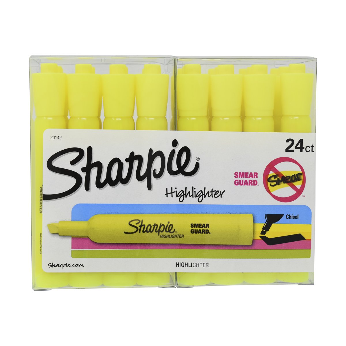 Sharpie Yellow Chisel Tip Highlighters