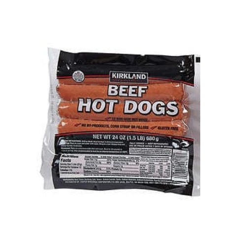 Kirkland Beef Hot Dogs