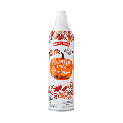 Friendly Farms Pumpkin Spice Whipped Dairy Topping 13 oz