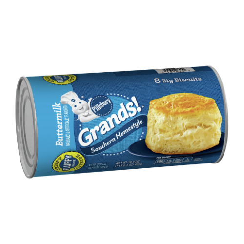 Pillsbury Grands! Southern Homestyle Buttermilk Biscuits, 8 Big Biscuits