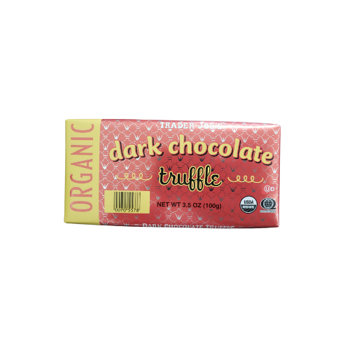 Organic Dark Chocolate Truffle Bar 3.5oz