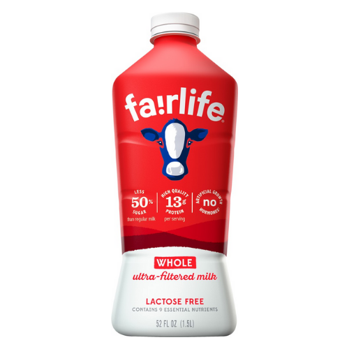 Fairlife Lactose-Free Whole Milk, 52 fl oz