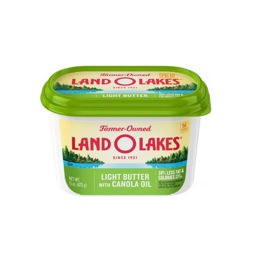 Land O' Lakes Spreadable Butter with Canola Oil Plus Calcium and Vitamin D, 15oz