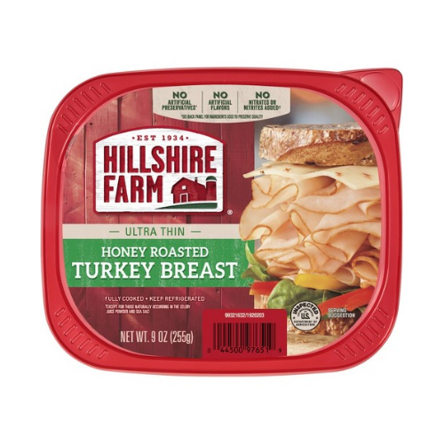 Hillshire Farm Ultra Thin honey Roasted Turkey Breast 9oz