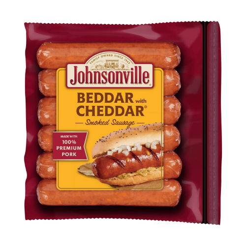 Johnsonville Beddar with Cheddar Smoked Sausage 6ct 14 oz