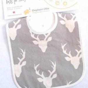 Elephant Ollie Small Binding Bib ea