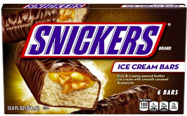 Snickers Ice Cream Bars 6-2.0 oz Bars