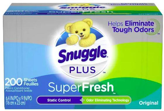 Snuggle Plus Super Fresh Original Fabric Sheets, 105ct.