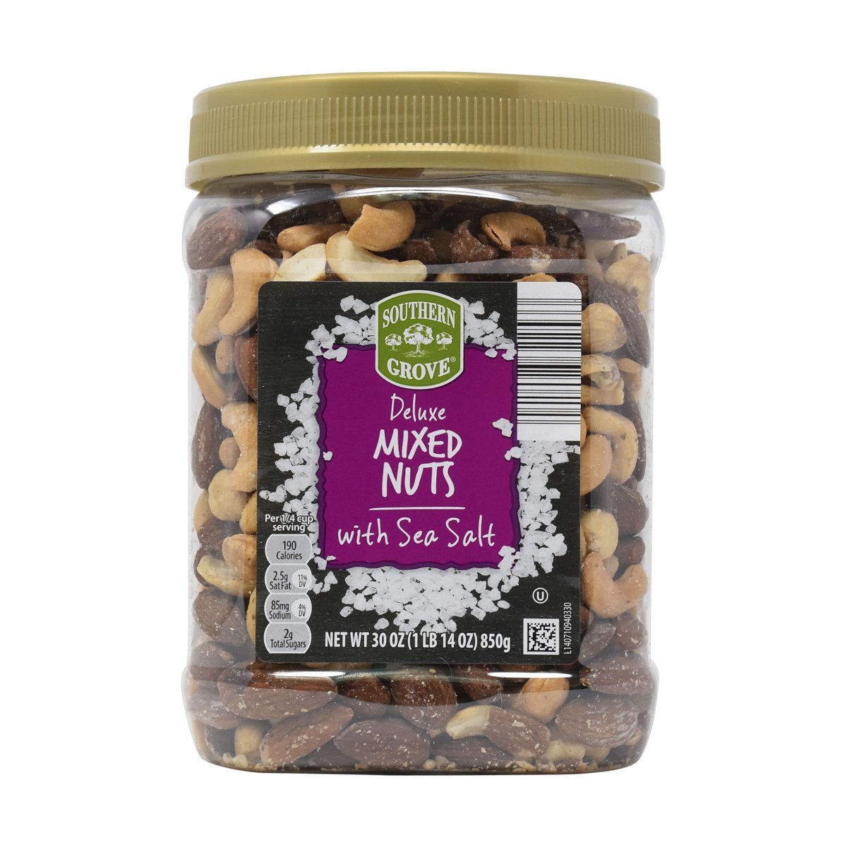 Southern Grove Deluxe Mixed Nuts with Sea Salt