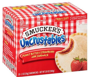 Smucker's Uncrustables Peanut Butter & Strawberry Jam Sandwiches