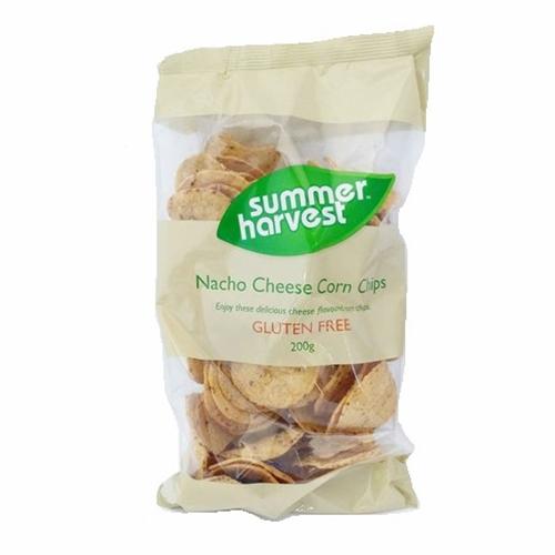 Summer Harvest GF Corn Chips Nacho Cheese 200g