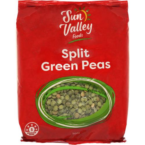 Sun Valley Peas Green Split 500g