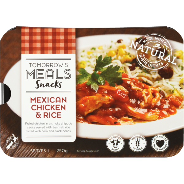 TM Snack Meal Mexican Chicken & Rice 250g