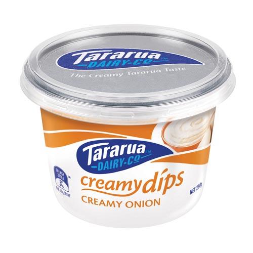 Tararua Creamy Onion Dip 250gm