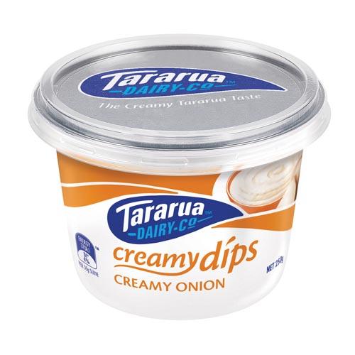 Tararua Creamy Onion Dip 250gm