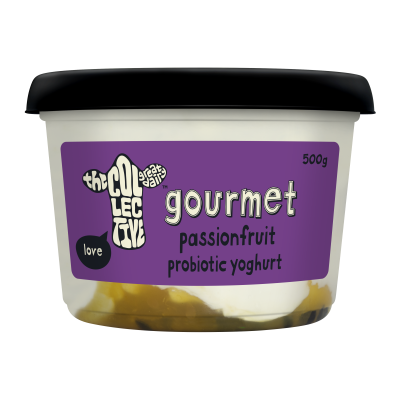 The Collective Gourment Passionfruit Probiotic Yoghurt 500g