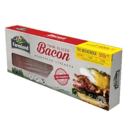 Streaky Bacon Weekender Pack 500gm