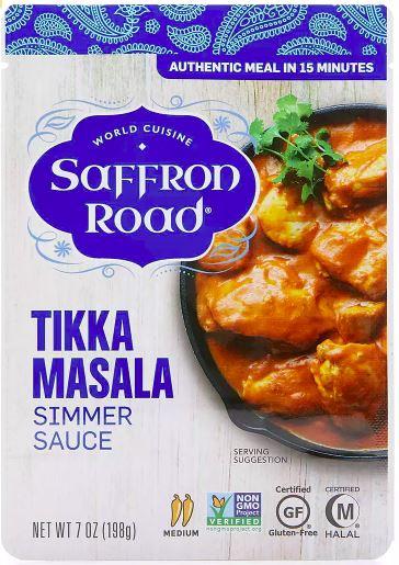 Saffron Road Tikka Masala Simmer Sauce, 7 oz