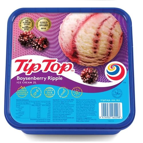 Tip Top Icecream Boysenberry 2L