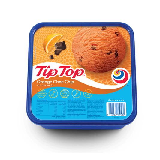Tip Top Icecream Orange Choc Chip 2L