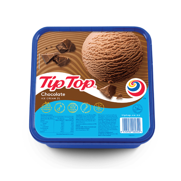 Tip Top Icecream Chocolate 2L