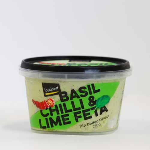 TopShelf Basil Chilli Lime Feta 210g