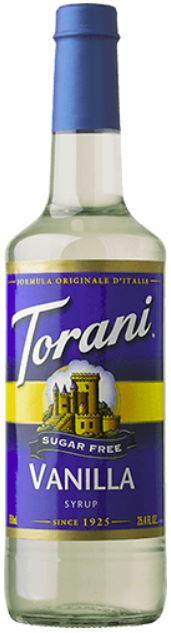 Torani Sugar Free Vanilla Syrup, 25.4 oz