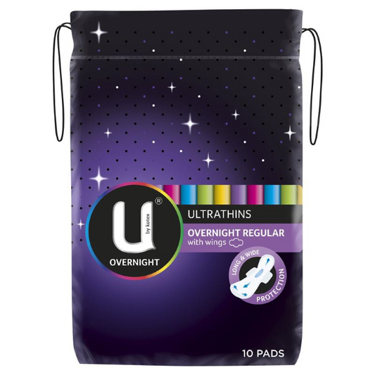 UByKotex Ultrathins Overnight Regular with wings 10pk