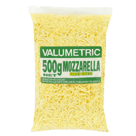 Valumetric Grated Mozzarella Cheese 500g