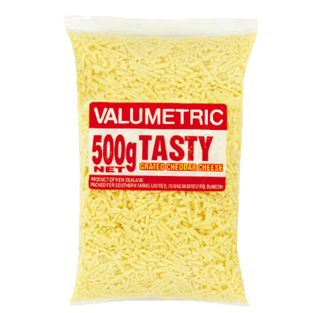 Valumetric Grated Tasty Cheese 500g