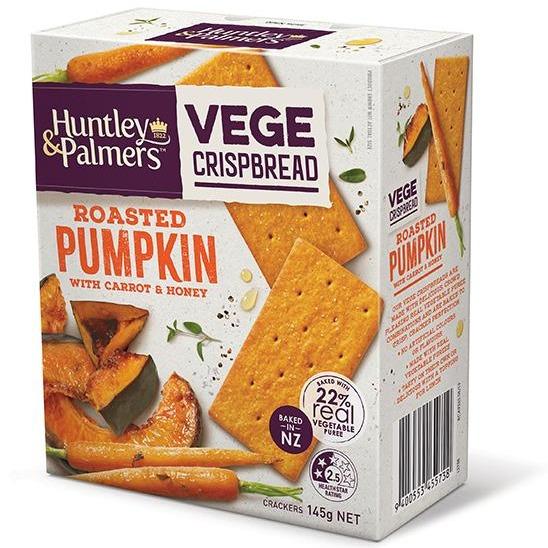 H&P Vege Crispbread Roasted Pumpkin with Carrot & Honey 145g