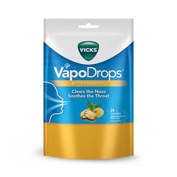 Vicks Vapodrops Butter Menthol 24'S