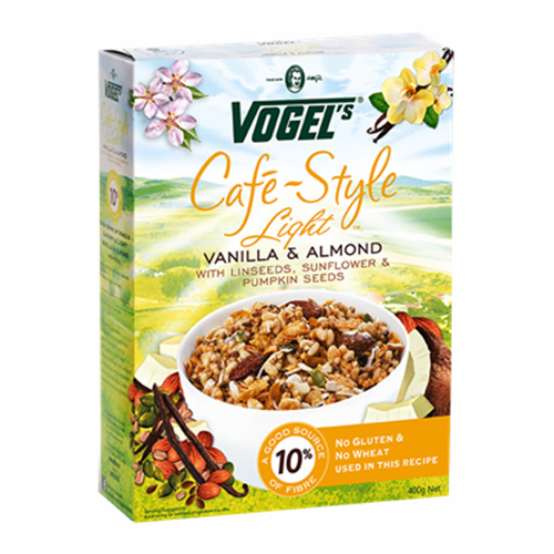 Vogels Cafe-Style  Vanilla Almond Muesli 400g