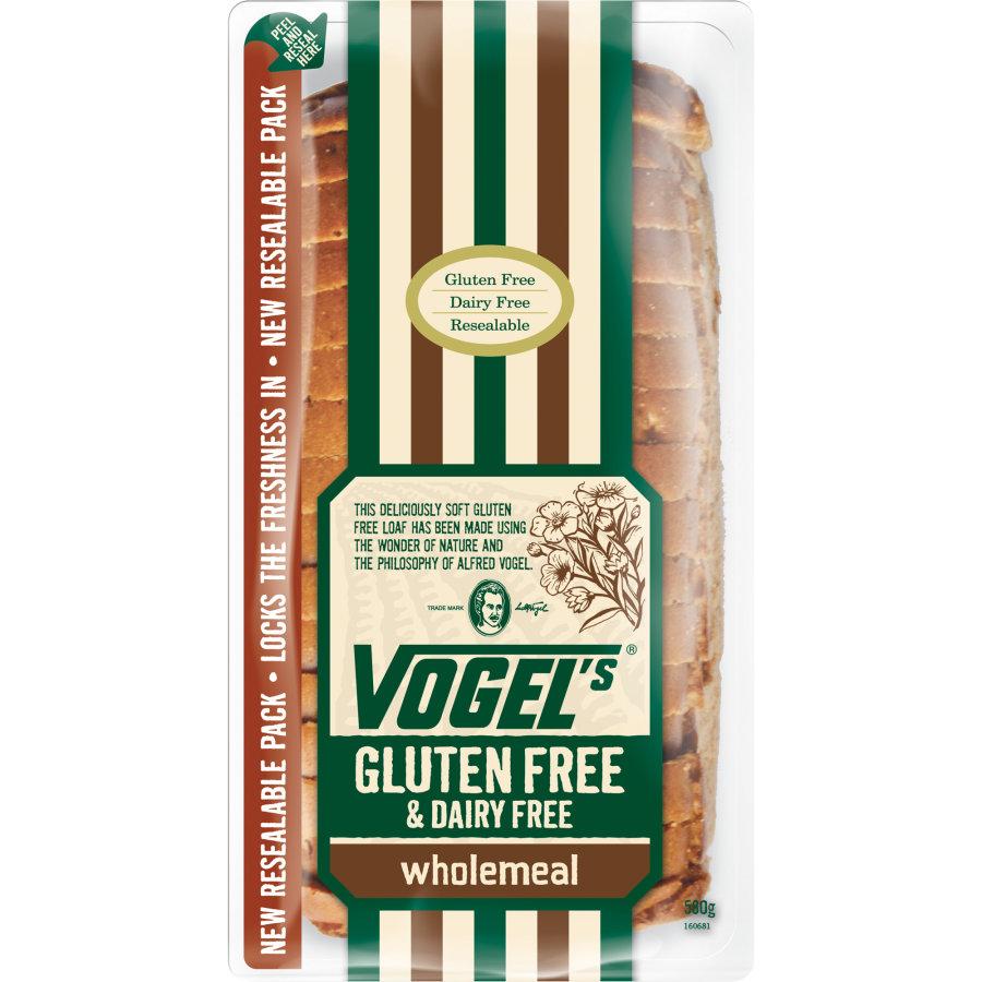 Vogels Gluten Free Bread Wholemeal 580g