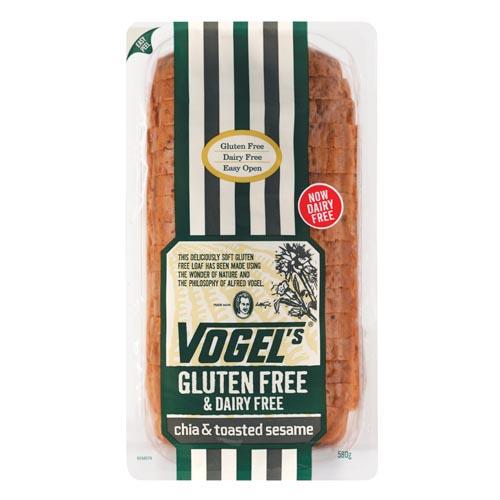 Vogels Gluten Free Bread Chia & Toasted Sesame 580g