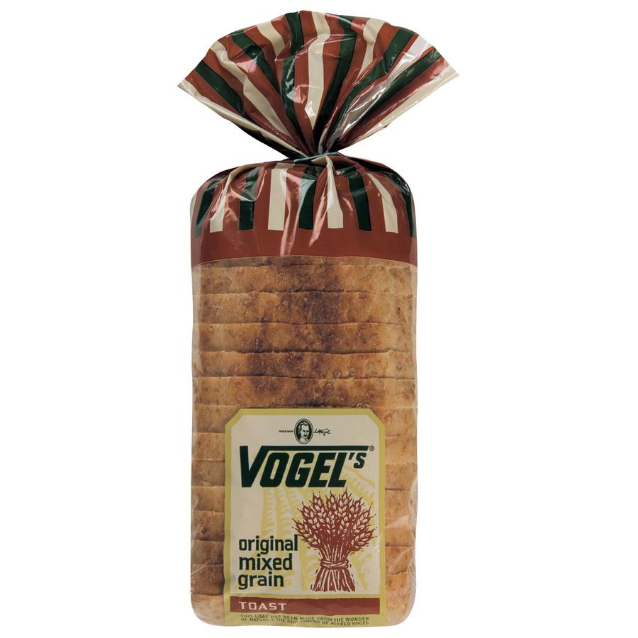 Vogels Bread Original Mixed Grain Toast 750g