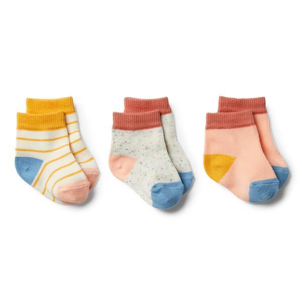 Wilson & Frenchy Three Pair Gift Pack Baby Socks set