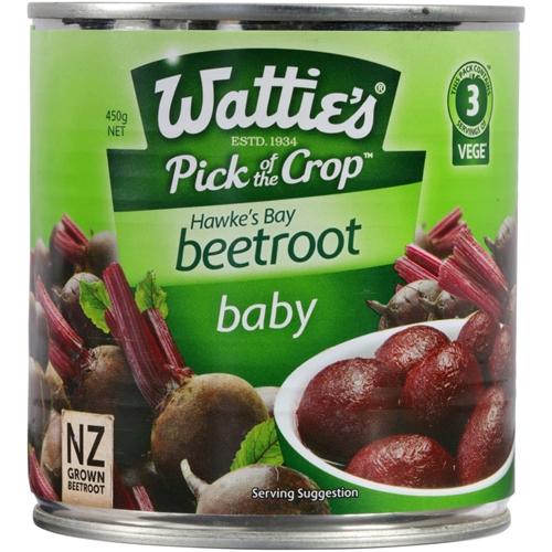 Watties Beetroot Baby Seasoned Spice 450g