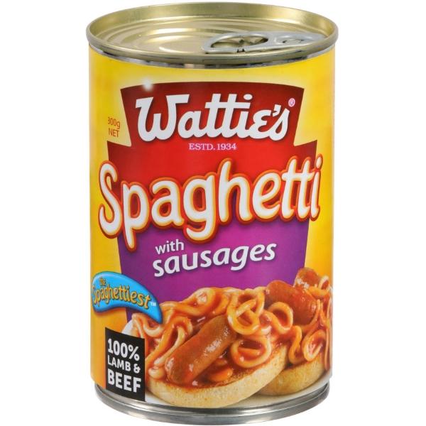 Watties Spaghetti w Sausages 300g