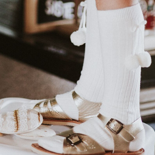 CC Knee High Pompom Sock pr