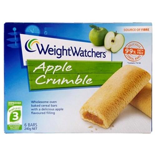 Weight Watchers Apple Crumble Bar 6pk