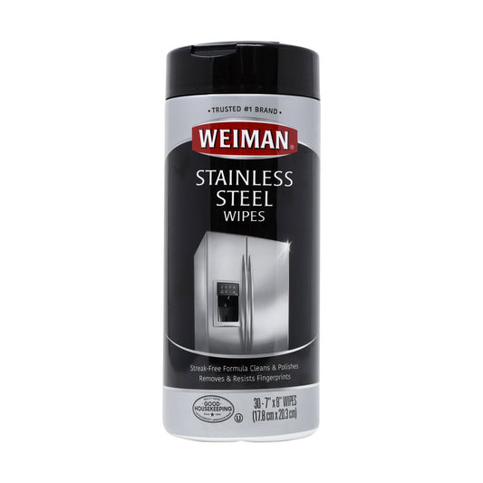 Weiman Stainless Steel Wipes, 30 ct