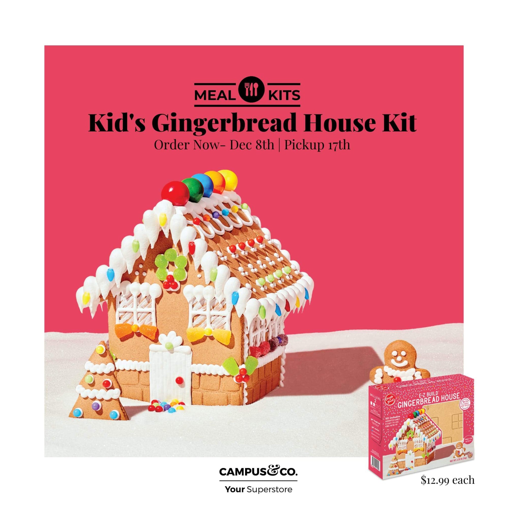 Kids Gingerbread House Kit Pre-Order