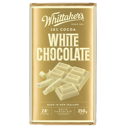 Whittakers White Chocoloate Block 250g