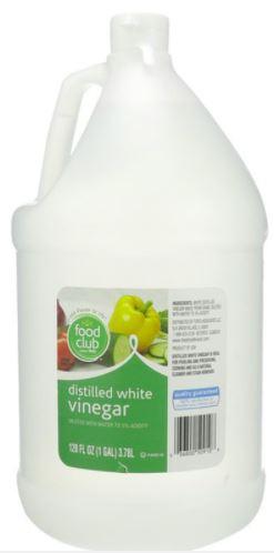 Food Club Distilled White Vinegar 128 fl oz